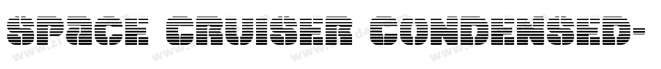 Space Cruiser Condensed字体转换